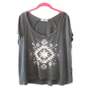 Billabong Gray Crop Top